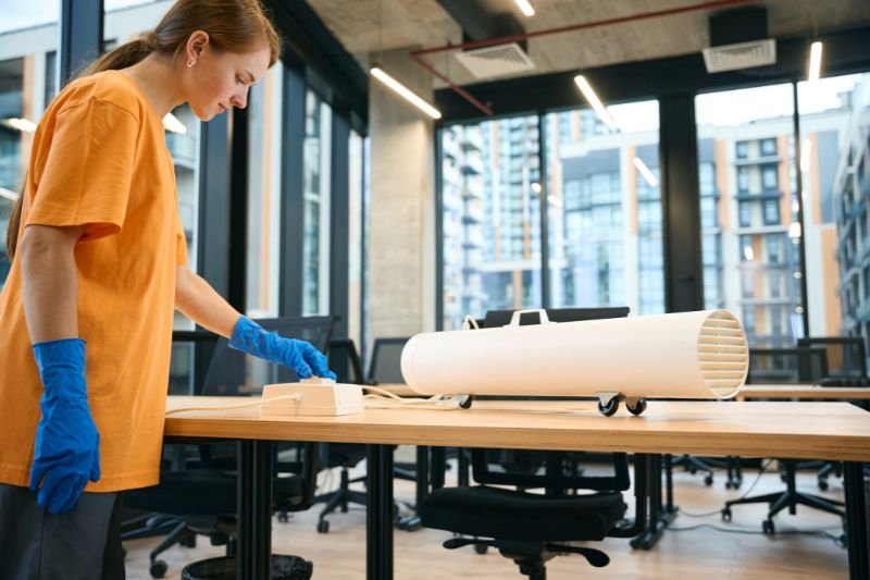 Ozonbehandling i næringsbygg